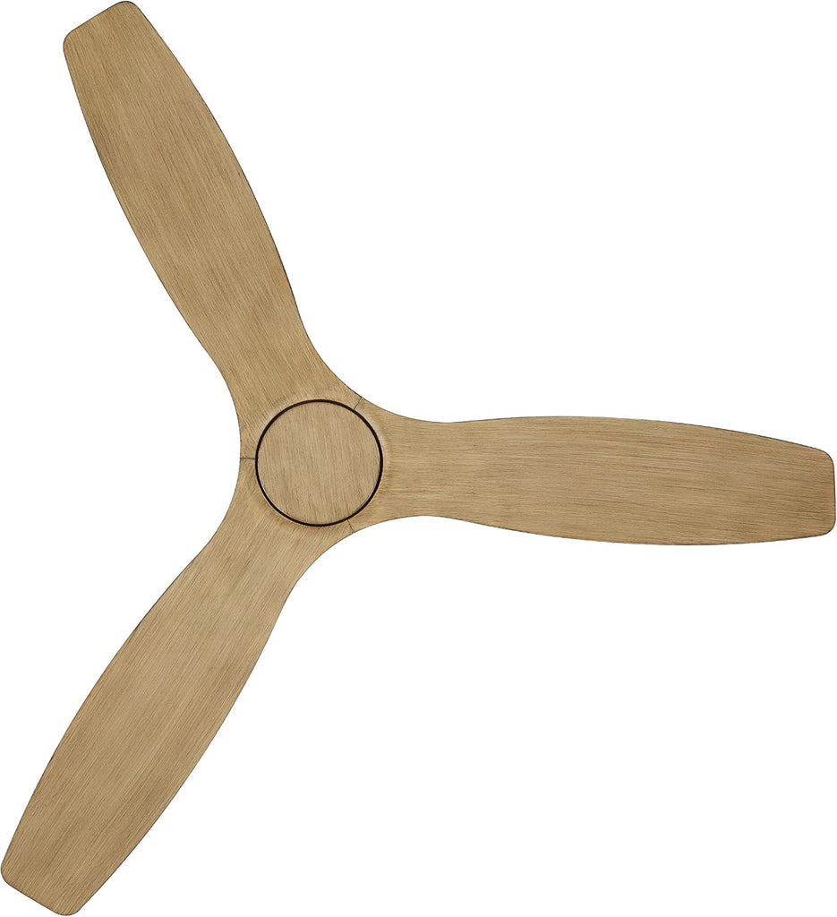 Moto Brushed Nickel and Teak 52-inch Ceiling Fan