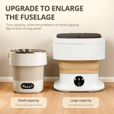 Portable Washing Machine, Mini Washer, 18L Upgraded with Spin Basket, Foldable Design Ideal for Apartment, portable