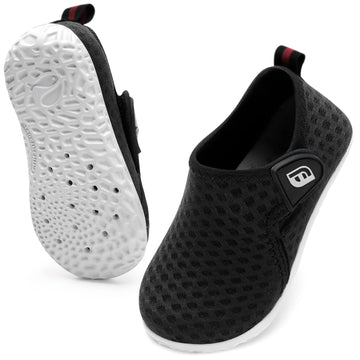 Boys Girls Barefoot Swim Water Shoes Beach Walking Sandals Athletic Sneakers Black Infant