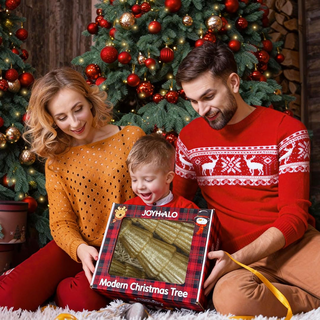 Gold Tabletop Christmas Trees