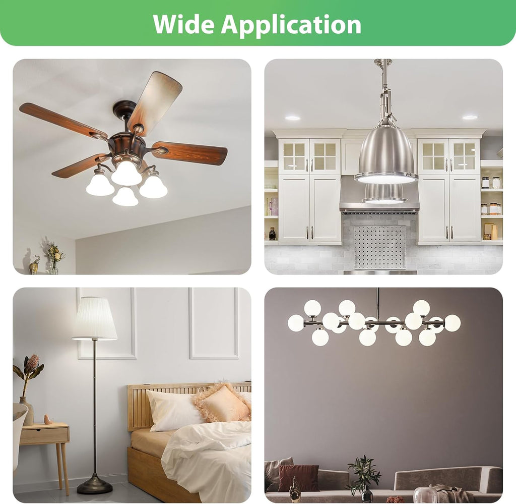 LED Refrigerator Light Bulb, 40 Watt Equivalent, 120V, Fridge Light Bulb 5000K Daylight White, A15 Appliance Bulb (2 Pack)