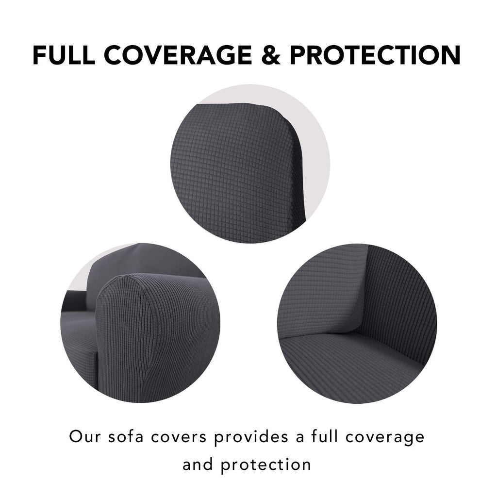Stretch Chair Sofa Slipcover Couch Covers for Sofa, Dark Gray