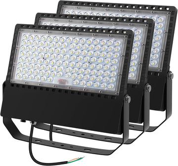 3 Pack 36000Lm 240W Led Stadium Outdoor Flood Light Area Lighting | Super Bright Arena Lights,Commercial Area