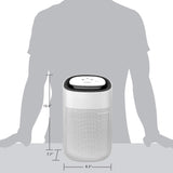 Sorbi 1000ml Air Dehumidifier w/Purifying Function, True HEPA Filter, Auto Shutoff, Touch Control Adjustable Air Speed