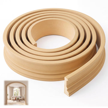 3.5" x 12ft Flexible Molding, Paintable Trim Thick Base Cap Rail