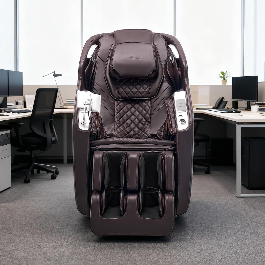 Massage Chair, 4D Full Body Zero Gravity Recliner with SL Track, Yoga Stretch, AI Voice Control, Heat, Foot Roller