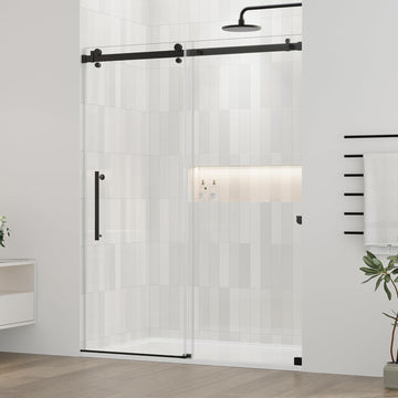 56-60.in W x 75.in H Frameless Shower Door