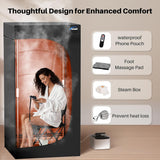 2024 Portable Steam Sauna for Home, Personal Full Body Sauna Tent with 2.6L 1000W Steamer