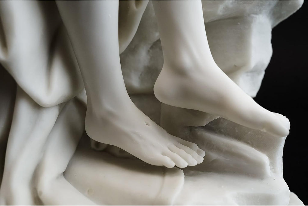 La Pieta by Michelangelo Statue - Museum Grade Replica Sculpture in Premium Cold-Cast Marble White - 10-Inch