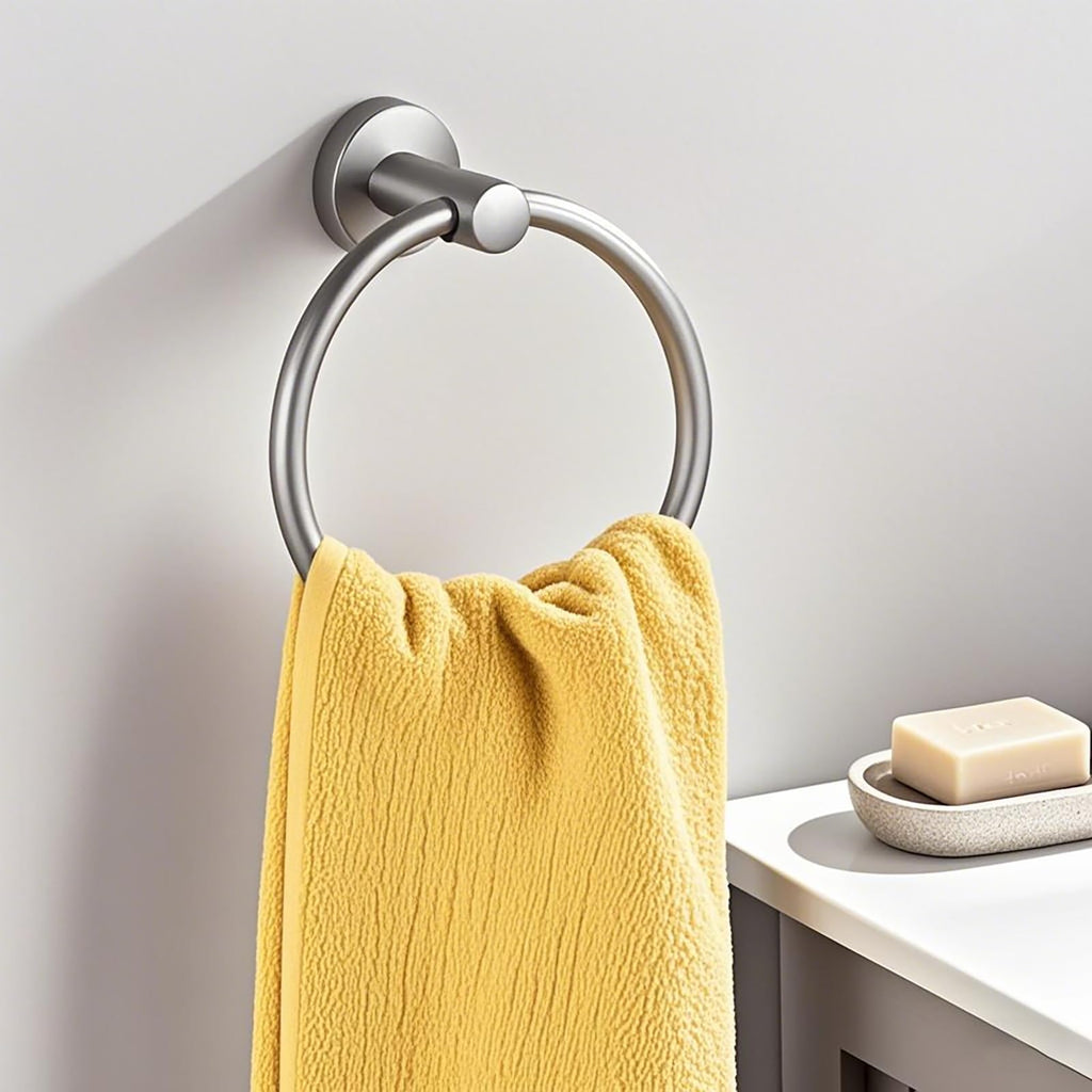 Bathroom Hardware Set, Bathroom Accessories Stainless Steel Wall Mounted, Including 16" Towel Bar, Toilet Paper