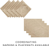 Home Fashions Caiden Elegance Damask Waterproof, Stain & Wrinkle Resistant Fabric Tablecloth, 90" Ro