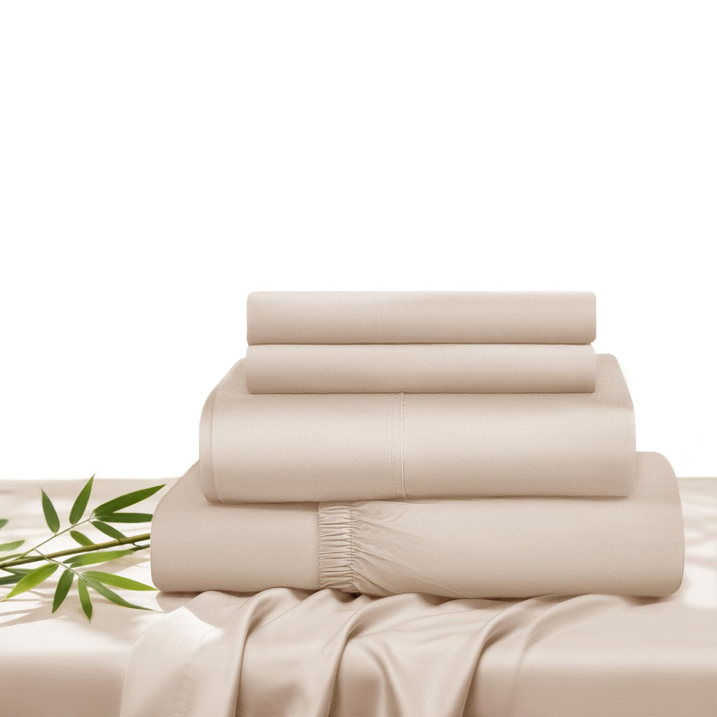 Cooling Sheets for Hot Sleepers, Queen Size, Sandy