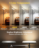 Floor Lamp, Upgraded 36W 3000LM Torchiere Super Bright LED Floor Lamp