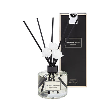 Reed Diffuser Set 6.7oz (200ml) Orange Blossom Scented Diffuser with Sticks Home Fragrance Reed Diffuser Shelf Decor