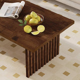 Coffee Table, Farmhouse Wood Center Table, Rectangle Mid-Century Living Room Tables