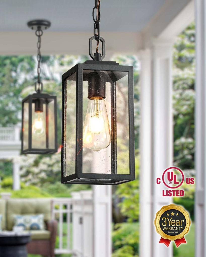 Outdoor Hanging Lights, Exterior Pendant Light Fixtures for Front Porch