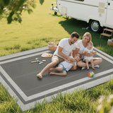 Outdoor Rugs 9x12 Waterproof for Patios Clearance,Large Plastic Straw Mats for Backyard,Porch,Deck,B