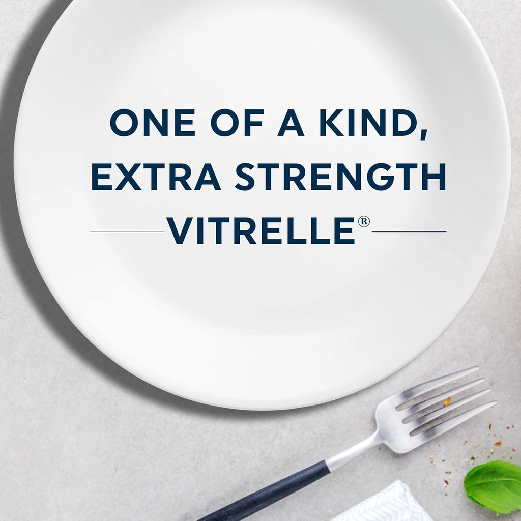 Vitrelle 18-Piece Service for 6 Dinnerware Set Triple Layer Glass and Chip Resistant