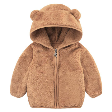 Baby Girls Winter Fleece Coats Infant Jackets For Boy