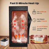 Portable Steam Sauna Tent for Home, Full Size Sauna Box Portable Sauna for Home, 9 Adjustable Heat Levels