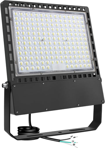 Flying Series Ultra 400W 60000LM LED Flood Light Outdoor, 100-277V 5000K White, IP67 Waterproof Stadium Lights for