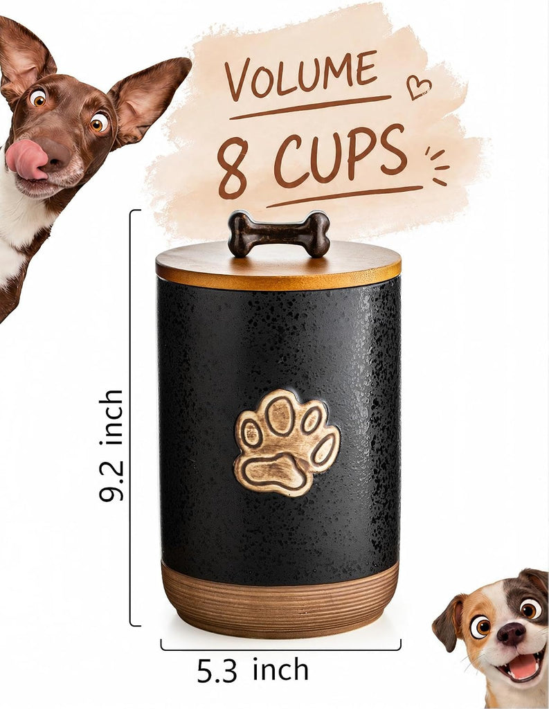 Dog Treat Storage Container Counter, Lock in Freshness
