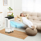 2300CFM Portable Air Cooler, 7.9Gal/30L Evaporative Swamp Cooler, 3-IN-1 Cooling Fan with Remote Control