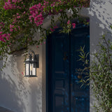 Outdoor Lights Fixtures Wall Mount, Outdoor Wall Sconce with Seeded Glass Waterproof Outside Exterior Lighting Fixture