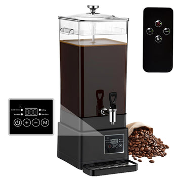 Commercial Coffee Urn Hot Beverage Dispenser Hot Chocolate Maker 14L 90 Cup