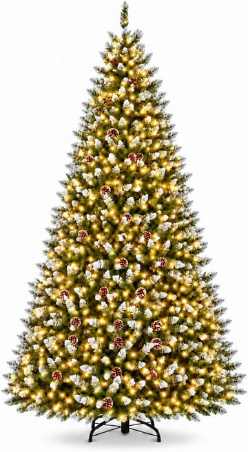 Pre-Lit Artificial Christmas Tree, 4.5 to 9 ft