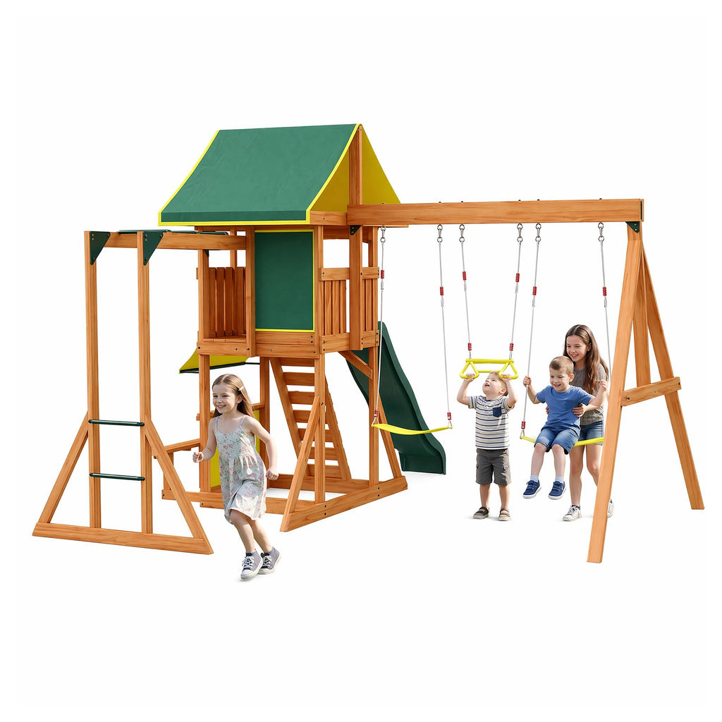Wooden Swing Sets for Backyard - Playground Sets