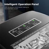 Ice Makers Countertop,26Lbs/24H,9 Cubes in 6 Mins,Portable Ice Maker Machine with Self-Cleaning,2 Sizes of Bullet