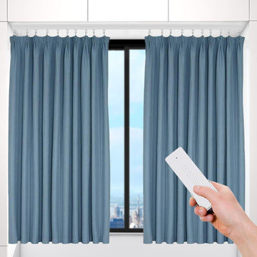 Motorised Curtain Rail, Automatic Curtain Track, Ceiling Curtain Track, Motorized Curtain Rods with Remote Control