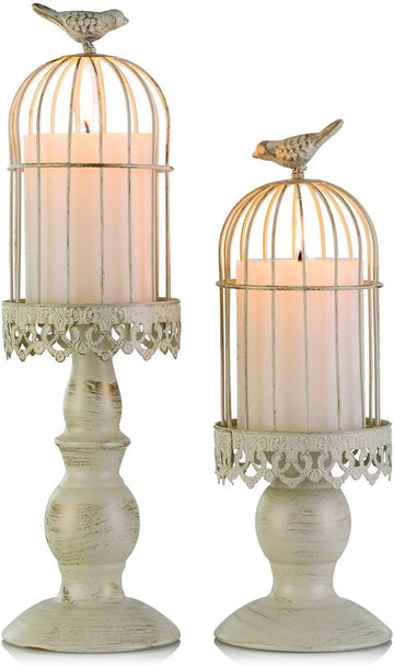 Birdcage Candle Holder Decorative Bird Cages for Weddings Vintage Candlestick Holders Wedding Candle Centerpieces for