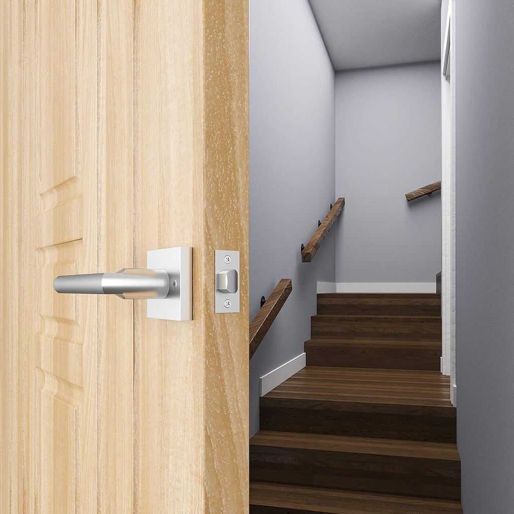 6 Pack Interior Door Levers Passage Door Handles Heavy Duty No Locking Door Handle Set Doors