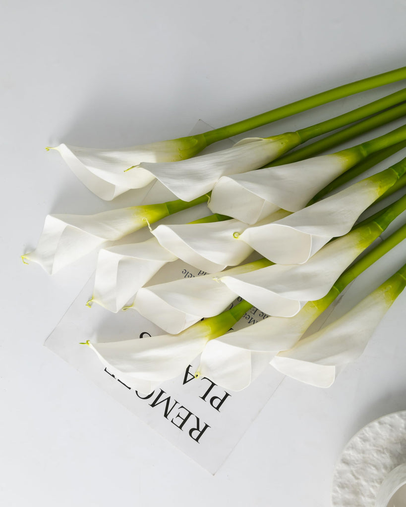 12pcs Large Calla Lily Artificial Flowers