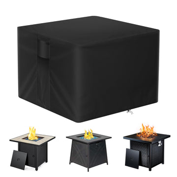 Fire Pit Cover Square, 32 Inch Firepit Covers Square, 32x32x17 inch