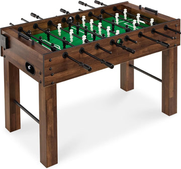 Full 54 Inch Regulation Foosball Table for Home, Game Room - Includes 2 Balls, 2 Cup Holders