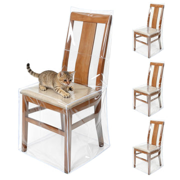 All Cover in Chair Covers, 4 Pack, 22" D x 19" W x 19.5" H x 40" H