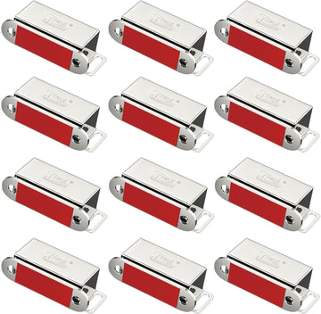 Cabinet Magnets 12 Pack Magnetic Door Catch Stainless Steel Kitchen Cabinet Magnetic Catch Drawer Magnet Door Cupboard