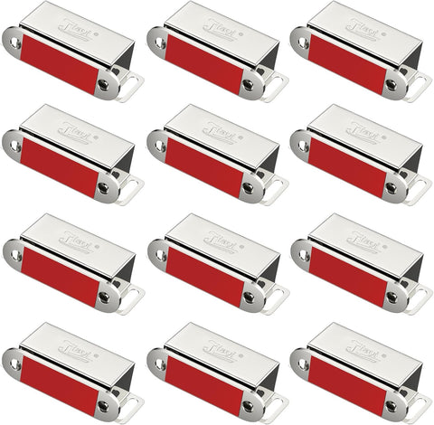 Cabinet Magnets 12 Pack Magnetic Door Catch Stainless Steel Kitchen Cabinet Magnetic Catch Drawer Magnet Door Cupboard
