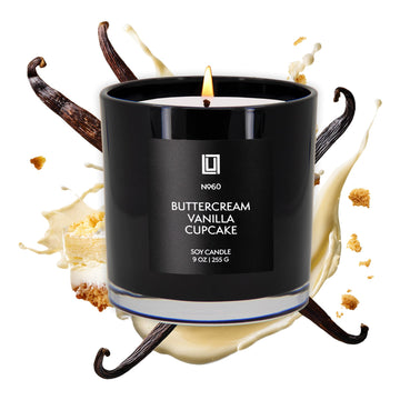 Buttercream Vanilla Cupcake Scented Soy Jar Candle, 9 Oz