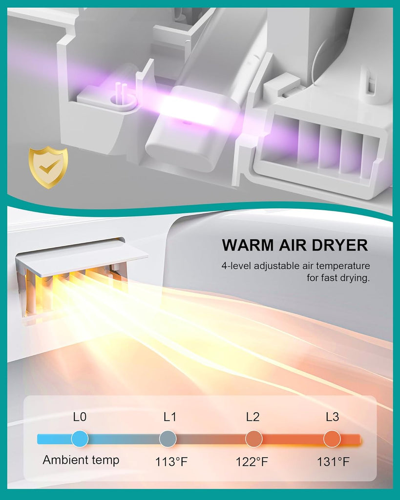 Smart Toilet with Bidet Built in