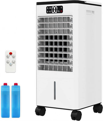 7L Evaporative Air Cooler with Remote Control, 3-IN-1 Portable Swamp CoolerHome Office Garage