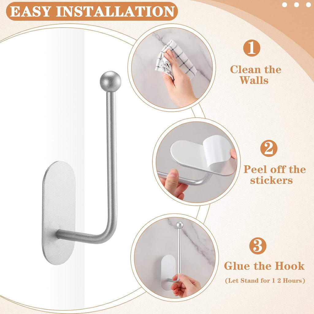 2 Pcs Adhesive Curtain Holdbacks No Drill Curtain Holdbacks Curtain Tie Backs Retro Window Hook for Drapes Home Decor