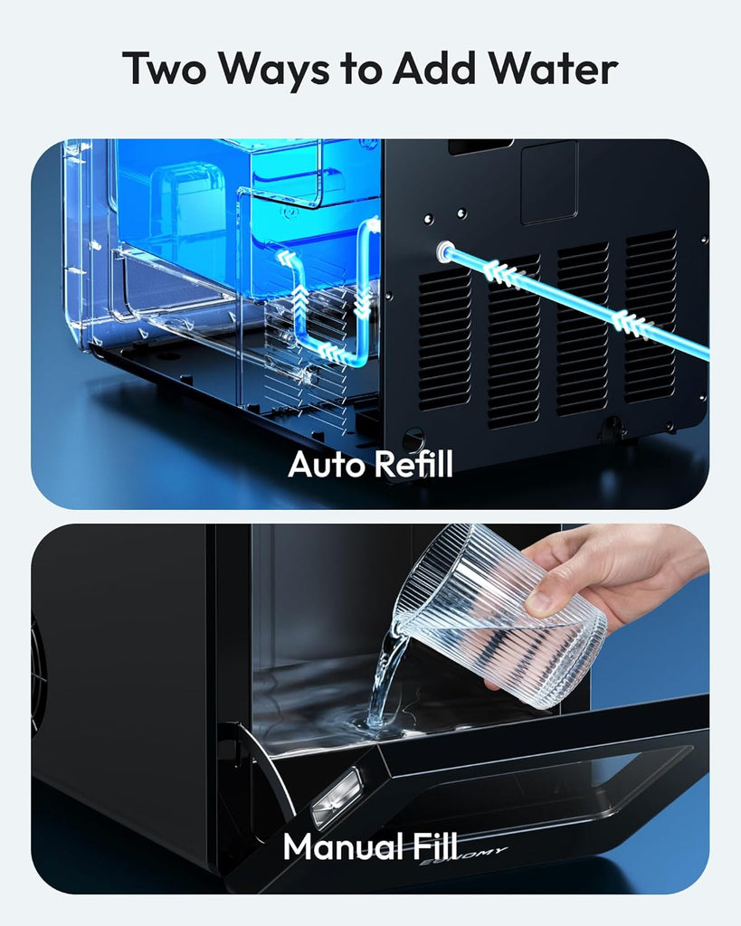 2" Ice Ball Maker Countertop, 4Pcs Ready in 40Mins, 144Pcs/day, Self-Cleaning Sphere Ice Maker Machine with Clear
