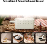Portable Steam Sauna Tent for Home, Full Size Sauna Box Portable Sauna for Home, 9 Adjustable Heat Levels