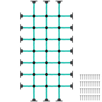 Kids Climbing Net with Mount Base for 30"× 60" Wooden Frames
