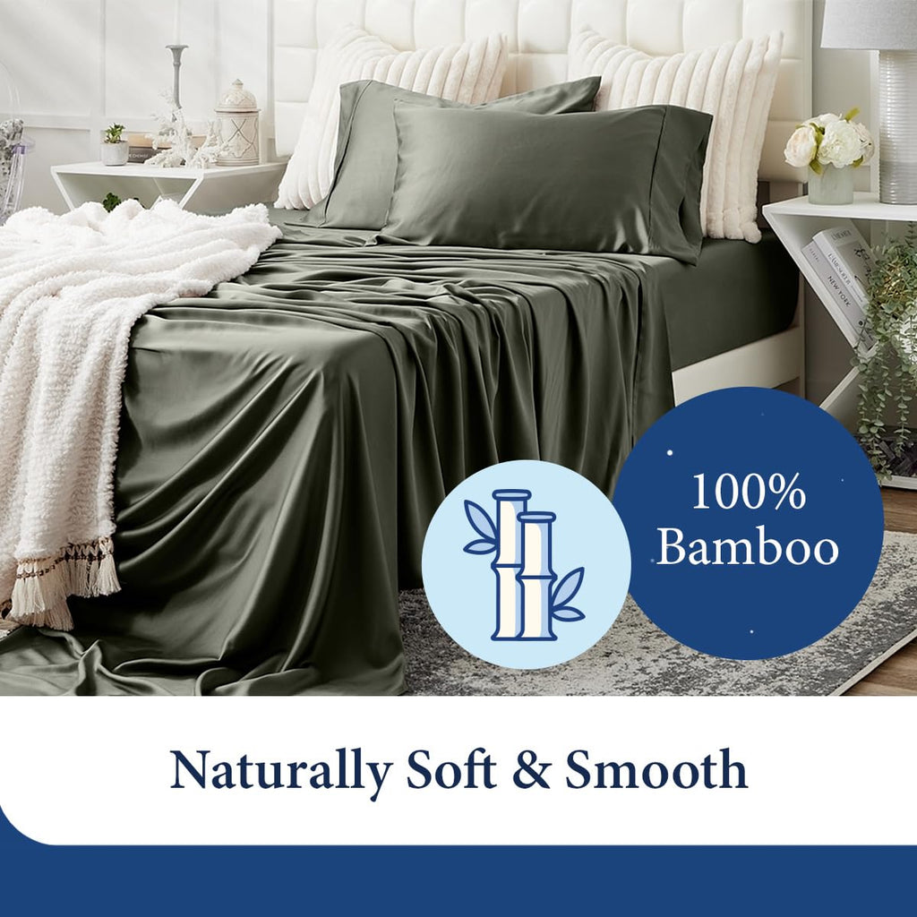 100% Rayon Derived from Bamboo Pillowcase Set