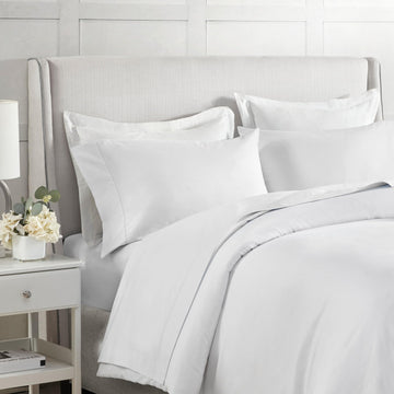 100% Egyptian Cotton Sheets King Bed Set, White